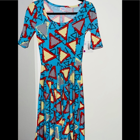 NWT✨LuLaRoe Geometric Nicole Dress - Picture 3 of 5